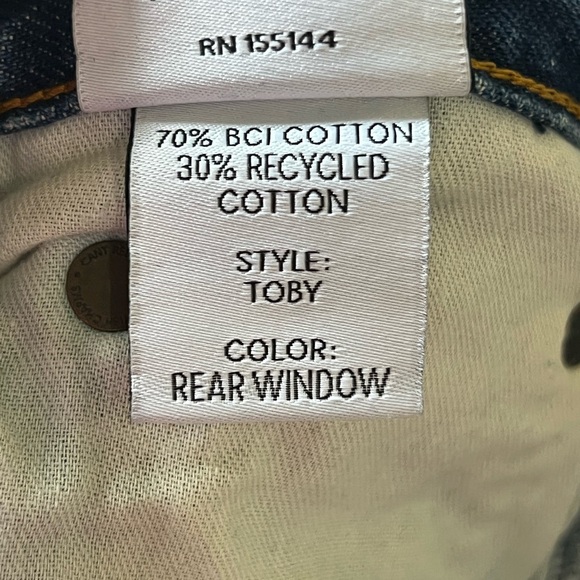 Boyish Toby high rise in rear window jeans size 25 - Picture 9 of 10